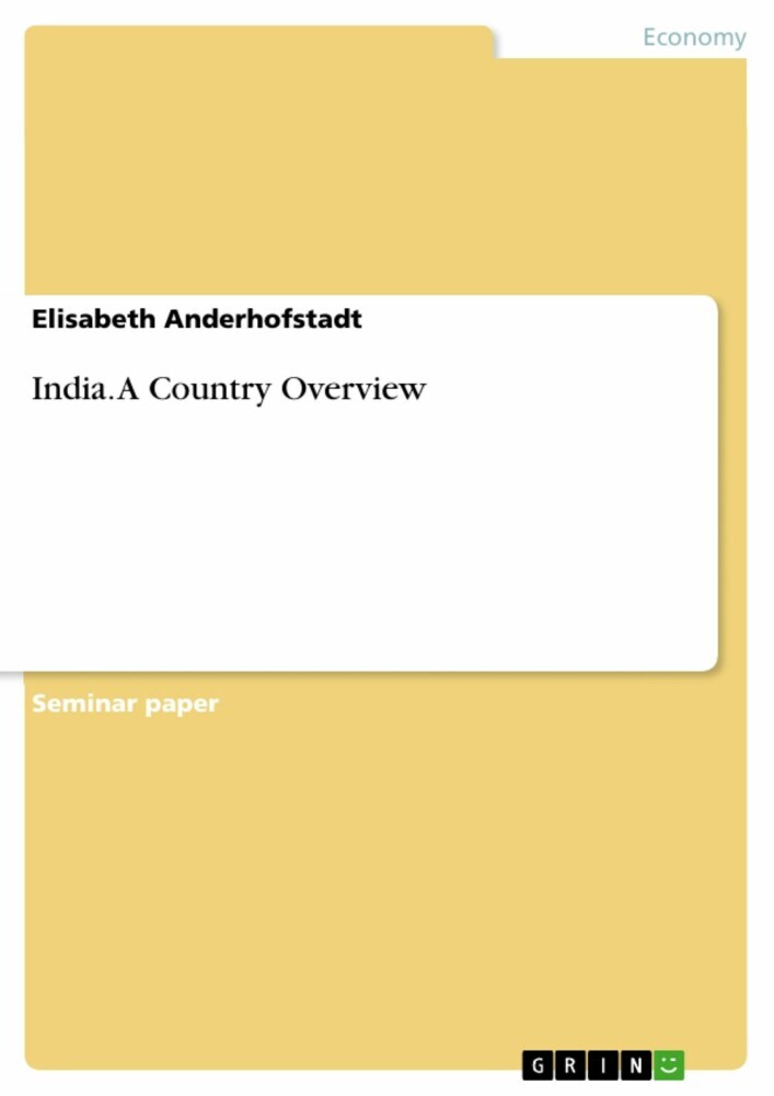 India. A Country Overview main product photo