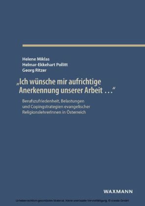 'Ich wünsche mir aufrichtige Anerkennung unserer Arbeit ...'