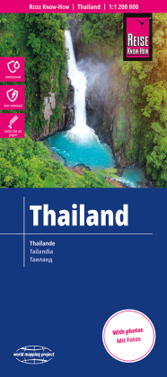 Reise Know-How Landkarte Thailand (1:1.200.000). Thailande. Tailandia