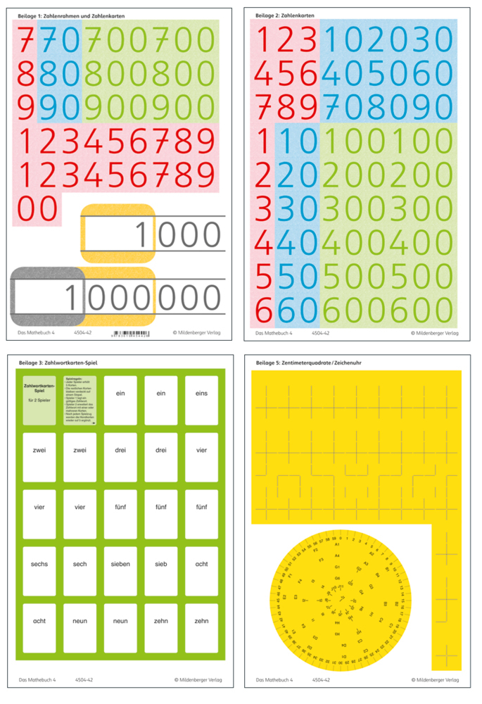 Das Mathebuch 4 - Arbeitsbeilagen (identisch mit 978-3-619-45442-6) main product photo