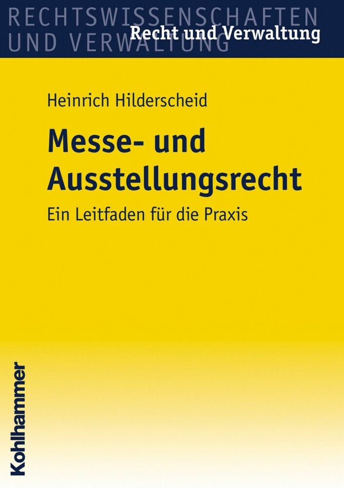 Messe- und Ausstellungsrecht main product photo
