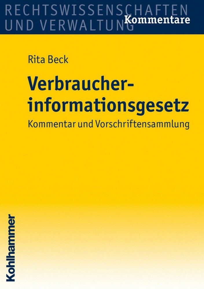 Verbraucherinformationsgesetz main product photo