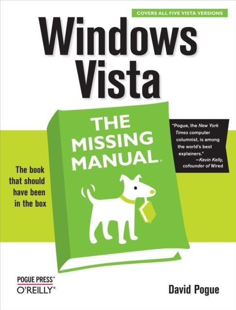 Windows Vista: The Missing Manual main product photo