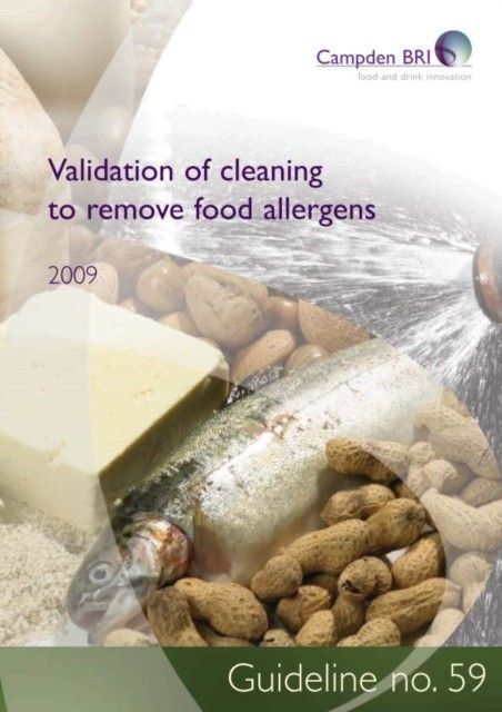 Validation of cleaning to remove food allergens main product photo