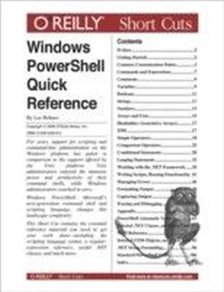 Windows PowerShell Quick Reference main product photo