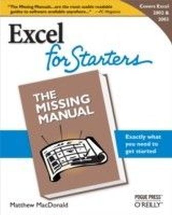 Excel 2003 for Starters: The Missing Manual main product photo