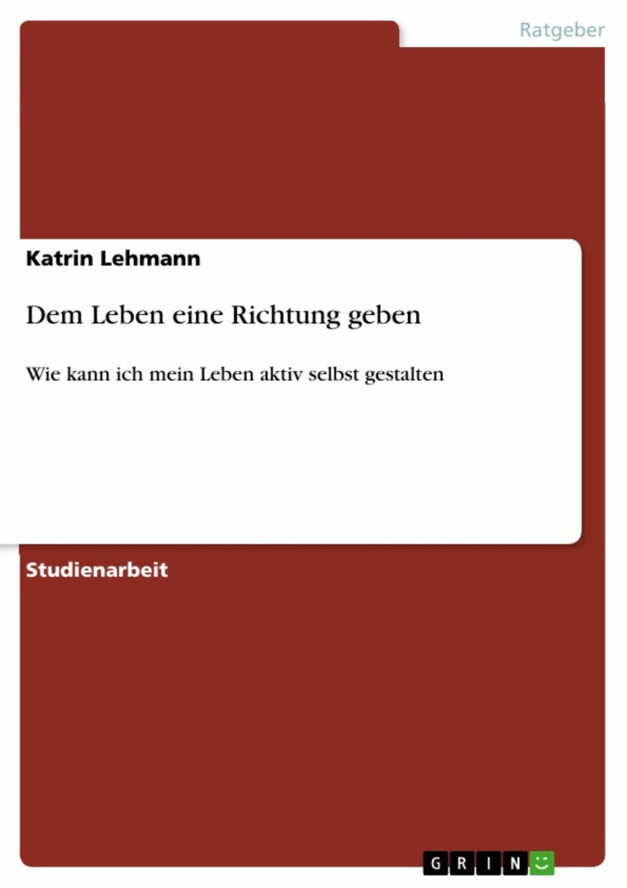 Dem Leben eine Richtung geben main product photo