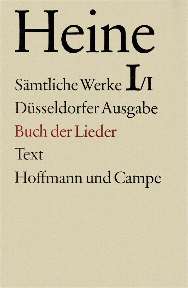 Buch der Lieder main product photo