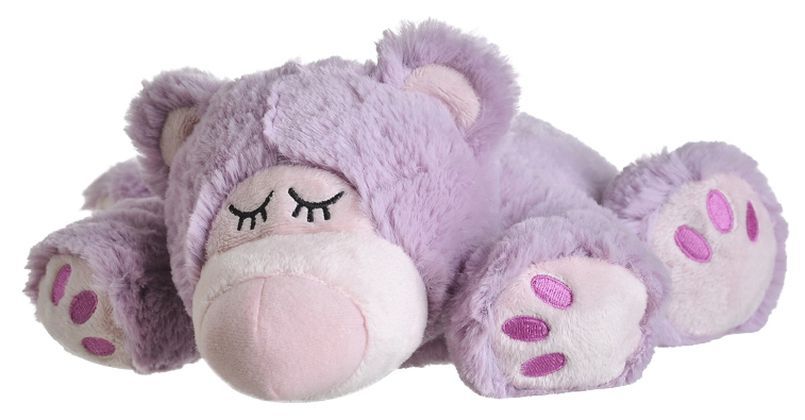 Wärmestofftier Warmies Sleepy Bear lila main product photo
