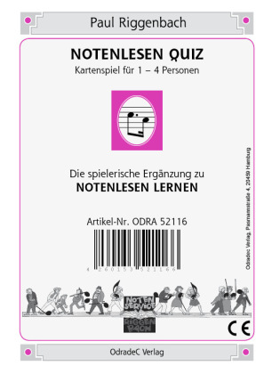 Notenlesen Quiz (Kartenspiel)