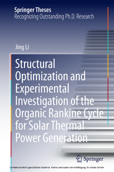 Structural Optimization and Experimental Investigation of the Organic Rankine Cycle for Solar Thermal Power Generation main product photo