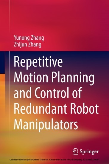 Repetitive Motion Planning and Control of Redundant Robot Manipulators main product photo