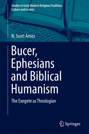 Bucer, Ephesians and Biblical Humanism main product photo