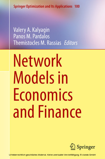 Network Models in Economics and Finance main product photo