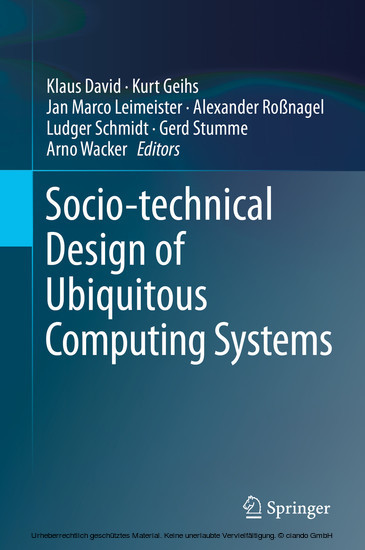 Socio-technical Design of Ubiquitous Computing Systems main product photo