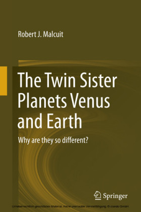 The Twin Sister Planets Venus and Earth