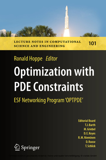 Optimization with PDE Constraints main product photo
