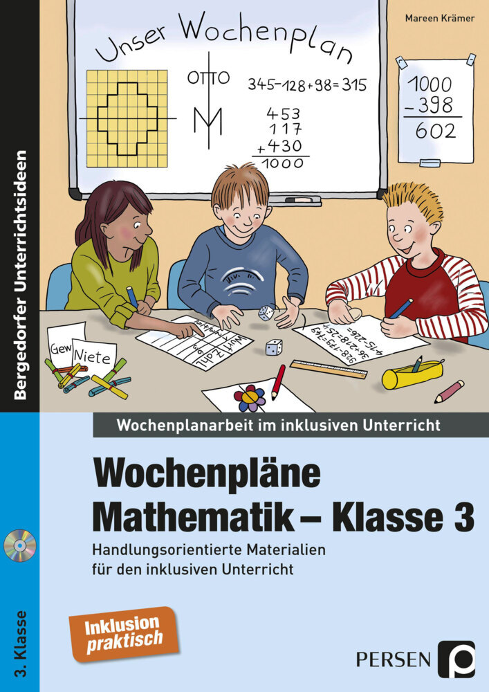 Wochenpläne Mathematik - Klasse 3, m. 1 CD-ROM main product photo