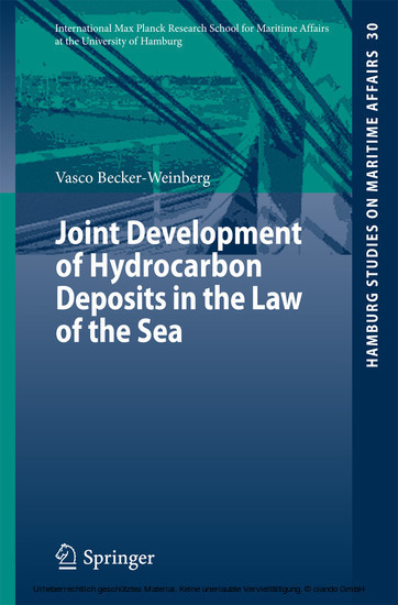 Joint Development of Hydrocarbon Deposits in the Law of the Sea main product photo