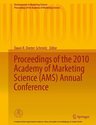 Proceedings of the 2010 Academy of Marketing Science (AMS) Annual Conference