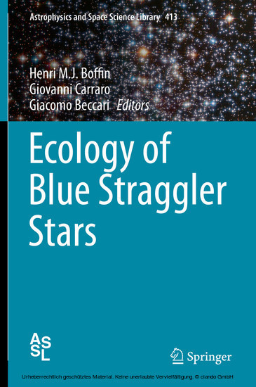 Ecology of Blue Straggler Stars main product photo