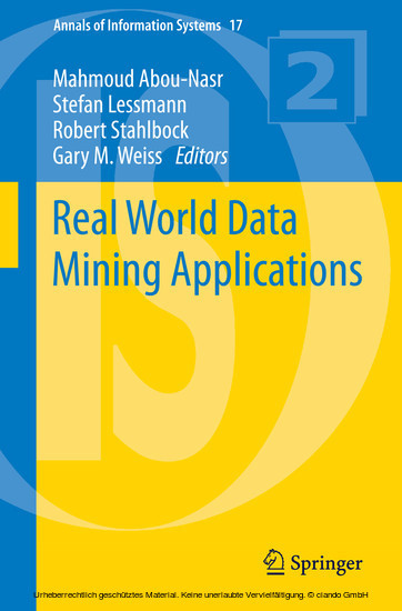 Real World Data Mining Applications main product photo