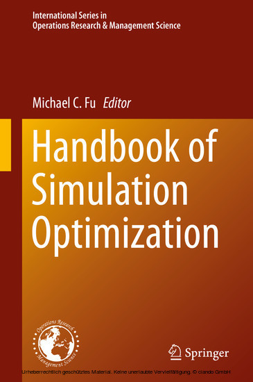 Handbook of Simulation Optimization main product photo