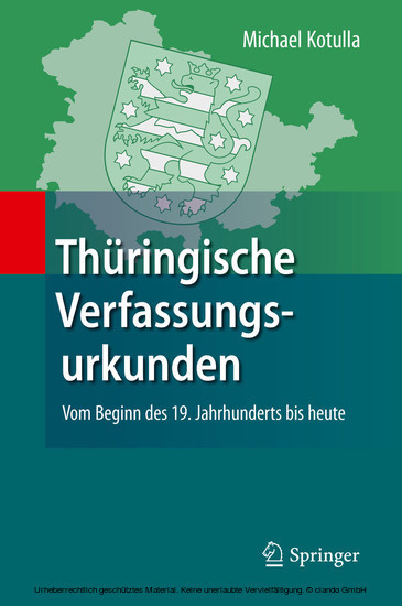 Thüringische Verfassungsurkunden main product photo