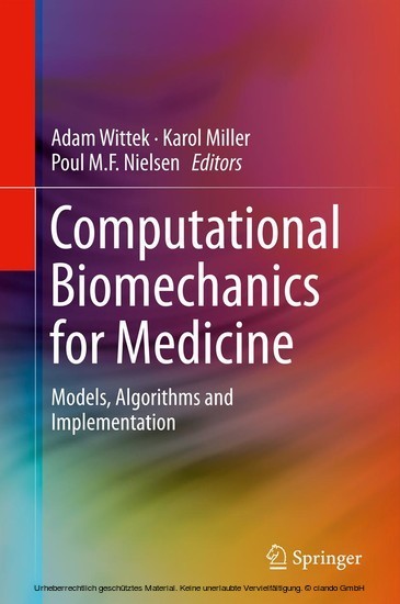 Computational Biomechanics for Medicine main product photo