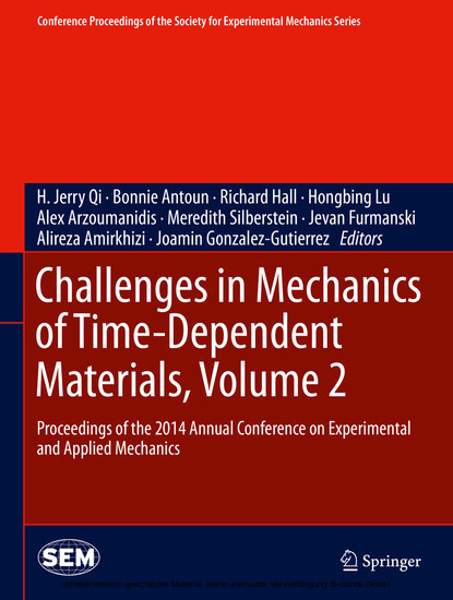 Challenges in Mechanics of Time-Dependent Materials, Volume 2 main product photo
