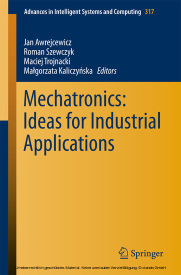 Mechatronics: Ideas for Industrial Applications main product photo