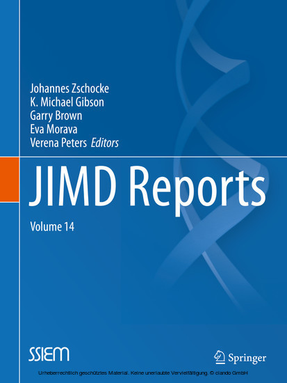JIMD Reports, Volume 14 main product photo