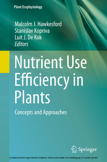 Nutrient Use Efficiency in Plants main product photo