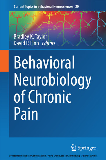 Behavioral Neurobiology of Chronic Pain main product photo