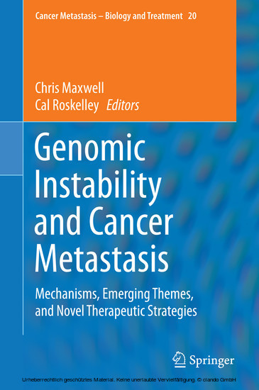 Genomic Instability and Cancer Metastasis main product photo