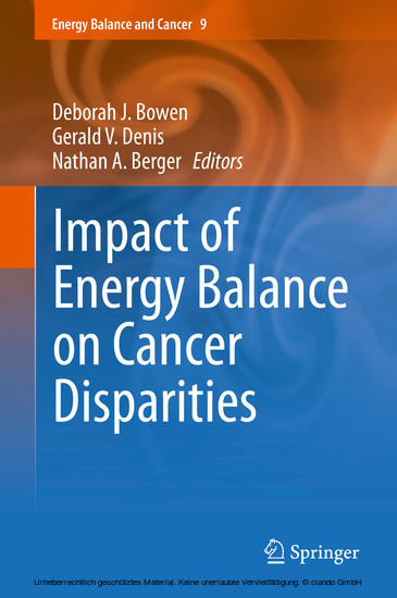Impact of Energy Balance on Cancer Disparities main product photo