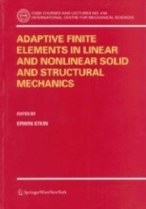 Adaptive Finite Elements in Linear and Nonlinear Solid and Structural Mechanics main product photo