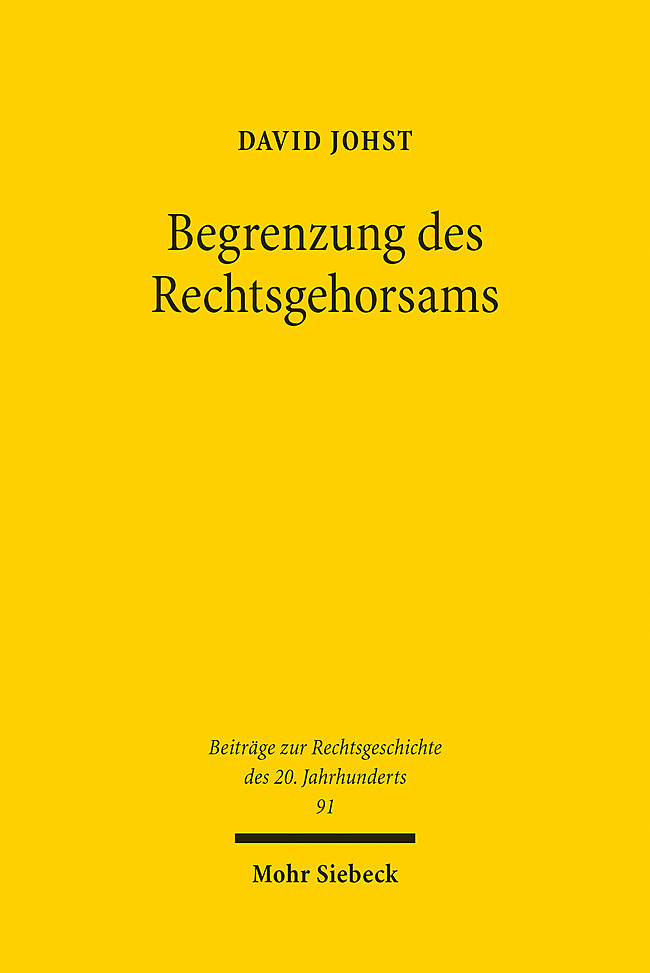 Begrenzung des Rechtsgehorsams main product photo
