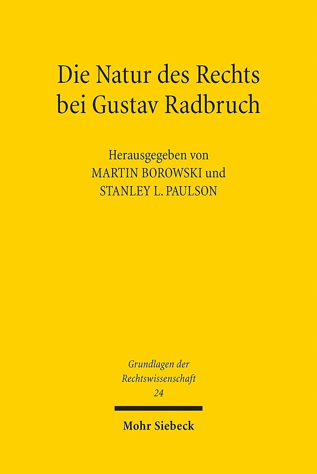Die Natur des Rechts bei Gustav Radbruch main product photo