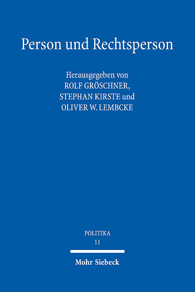 Person und Rechtsperson main product photo