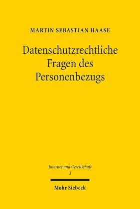 Datenschutzrechtliche Fragen des Personenbezugs