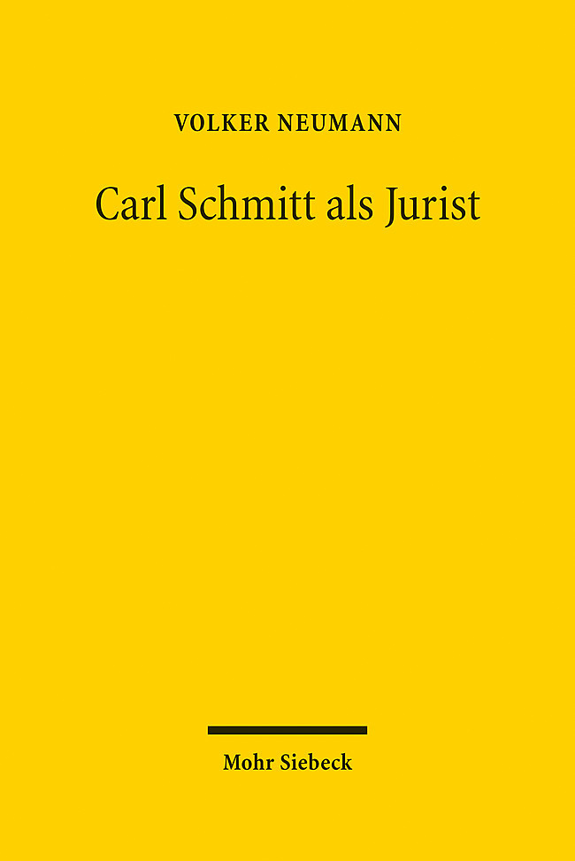 Carl Schmitt als Jurist main product photo