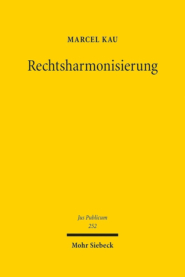 Rechtsharmonisierung main product photo