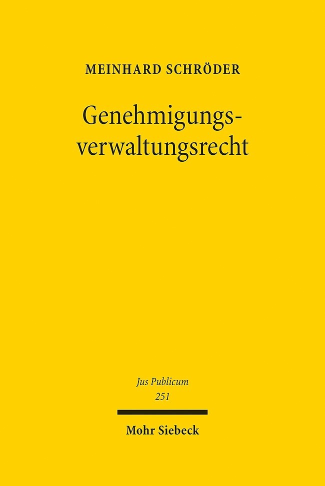 Genehmigungsverwaltungsrecht main product photo