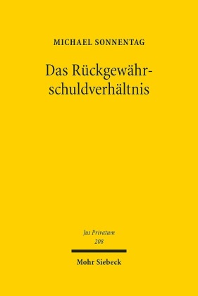 Das Rückgewährschuldverhältnis