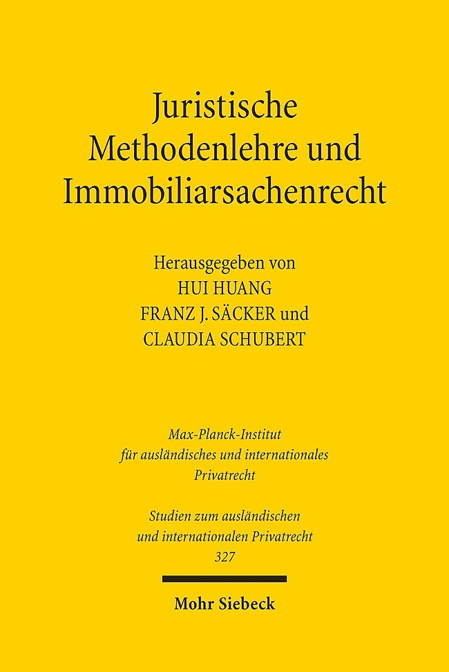 Juristische Methodenlehre und Immobiliarsachenrecht main product photo