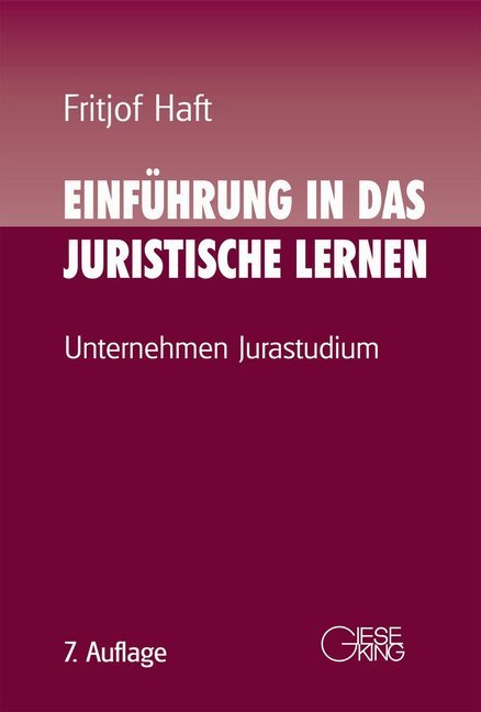 Einführung in das juristische Lernen main product photo