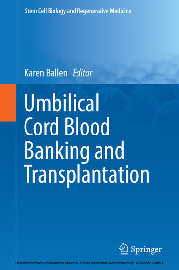 Umbilical Cord Blood Banking and Transplantation main product photo