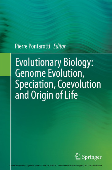 Evolutionary Biology: Genome Evolution, Speciation, Coevolution and Origin of Life main product photo