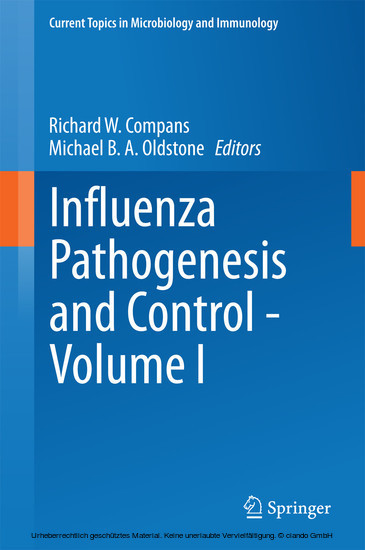 Influenza Pathogenesis and Control - Volume I main product photo